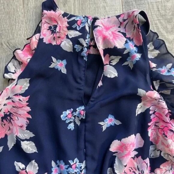 XSP Navy Floral Halter Maxi Dress - Picture 6 of 8